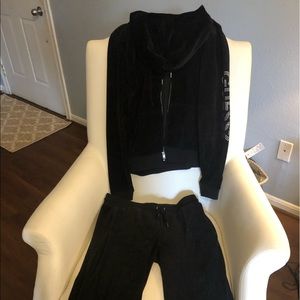 Guess Track Suit Velvet